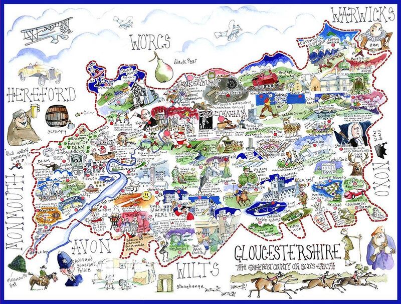 Tim Bulmer Gloucestershire 1000 Piece Jigsaw Puzzle