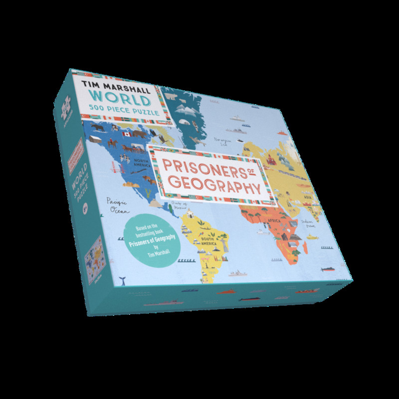 Prisoners Of Geography World Map 500 Piece Jigsaw Puzzle