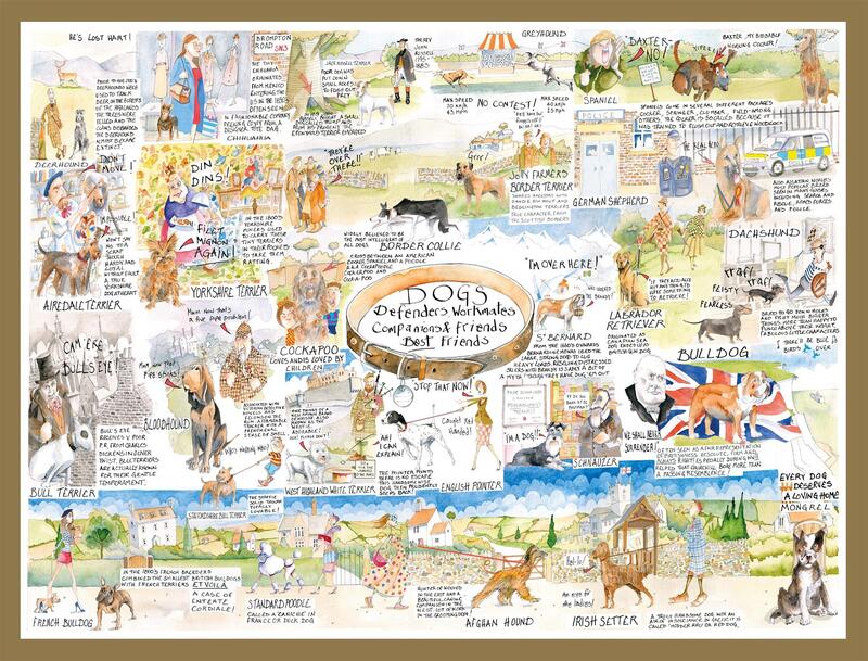 Tim Bulmer 1000 Piece Jigsaw Puzzle - Dog Lover's Delightful Artwork