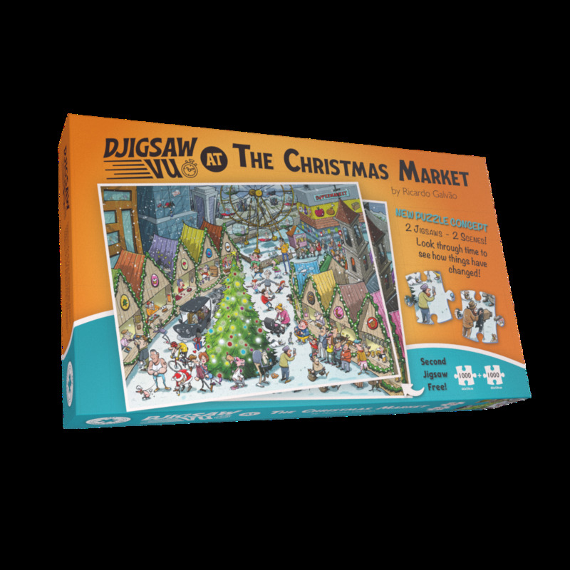 All Jigsaw Puzzles Christmas Market Duo 2 X 1000 Piece Jigsaw Puzzles