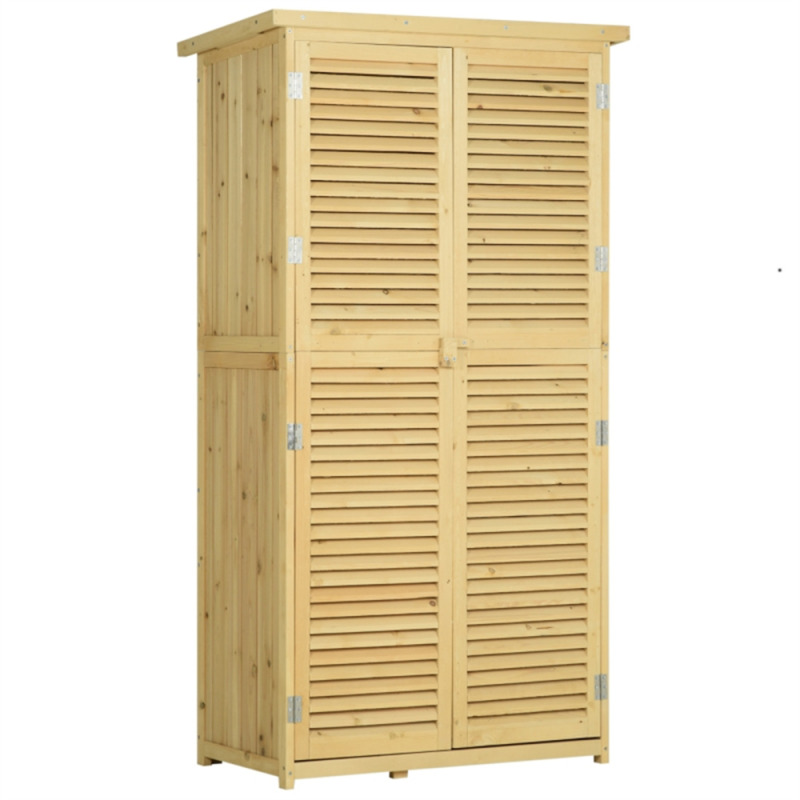 Outdoor Garden Storage Shed Tool House - Weatherproof Durable
