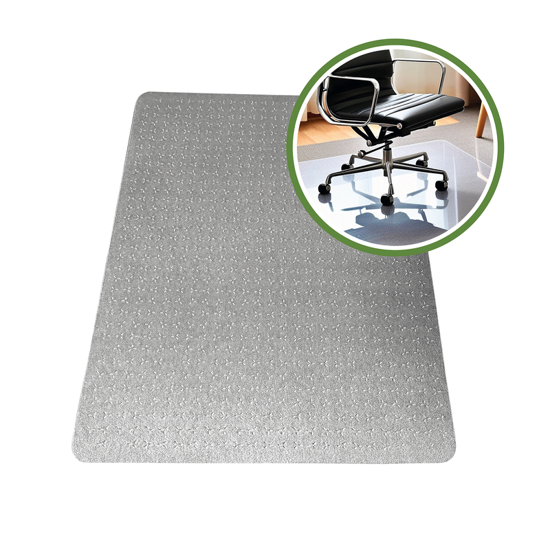 Floortex Cleartex Trylok Pvc Chair Mat For Low Pile Carpet (up To 6mm) - 90 X 120cm