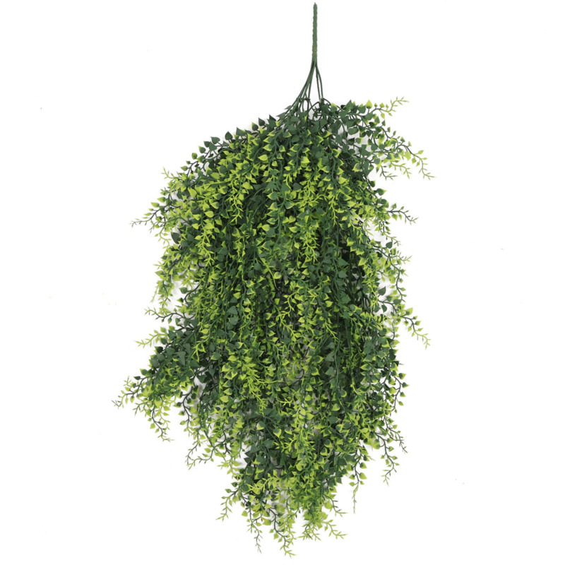 Leaf Uv Fire Resistant Artificial Hanging Foliage Plant 85cm