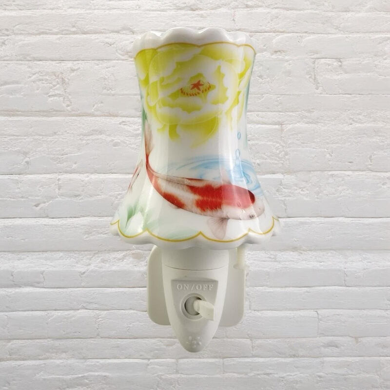 Msl Floral Goldfish Nightlight - Whimsical Serenity Lighting