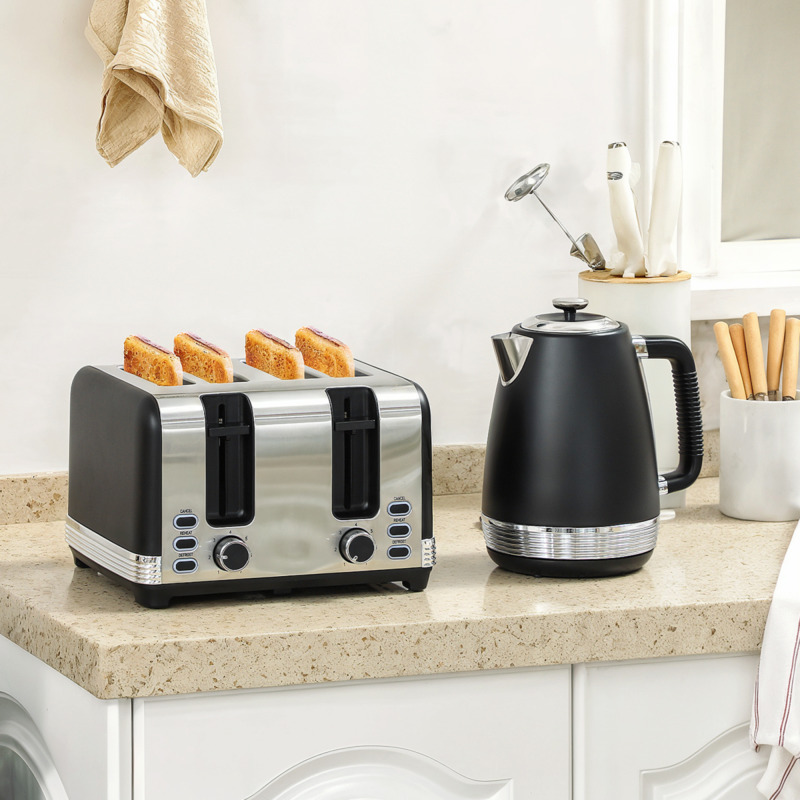 Stylish Kettle And Toaster Set For Modern Kitchens