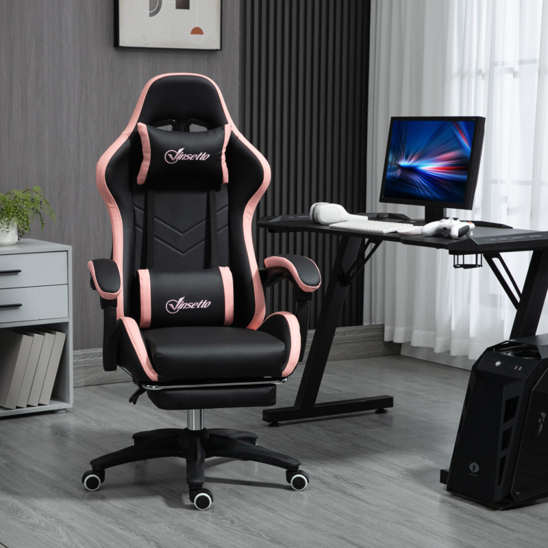 Ergonomic Gaming Chair - Adjustable Backrest Armrests For Long Sessions