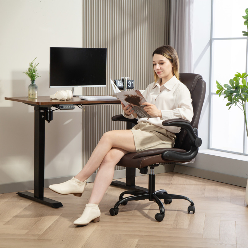 Ergonomic Office Chair With Integrated Massage Function - Adjustable Lumbar Support Recline
