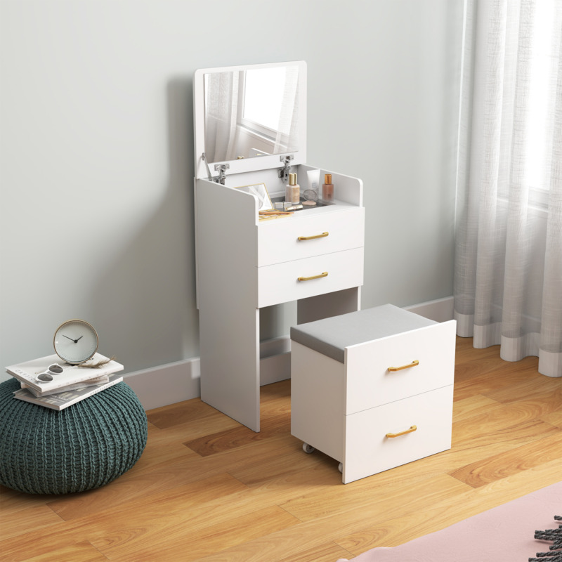 Elegant Dressing Table With Integrated Storage