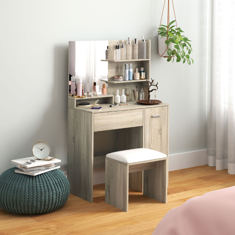 Dressing Table Makeup Vanity - Elegant & Spacious Bedroom Furniture
