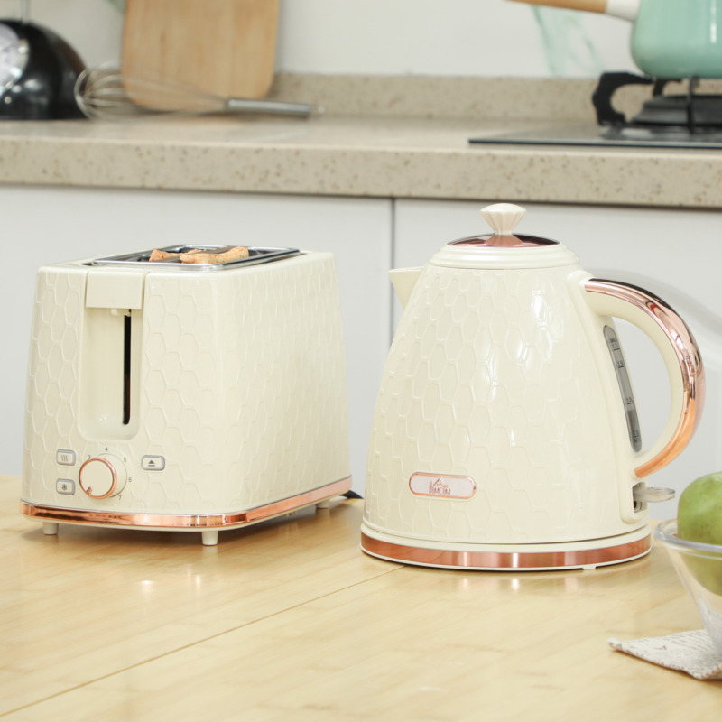 Elegant Kettle And Toaster Set For Contemporary Homes