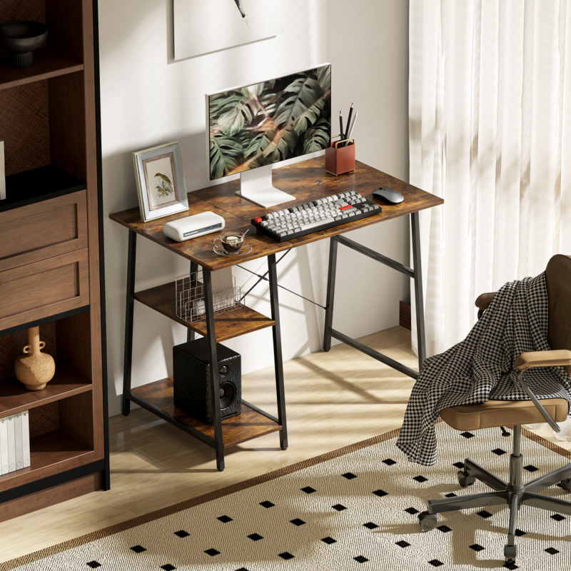 Computer Desk With Spacious Work Surface - Easy Assembly