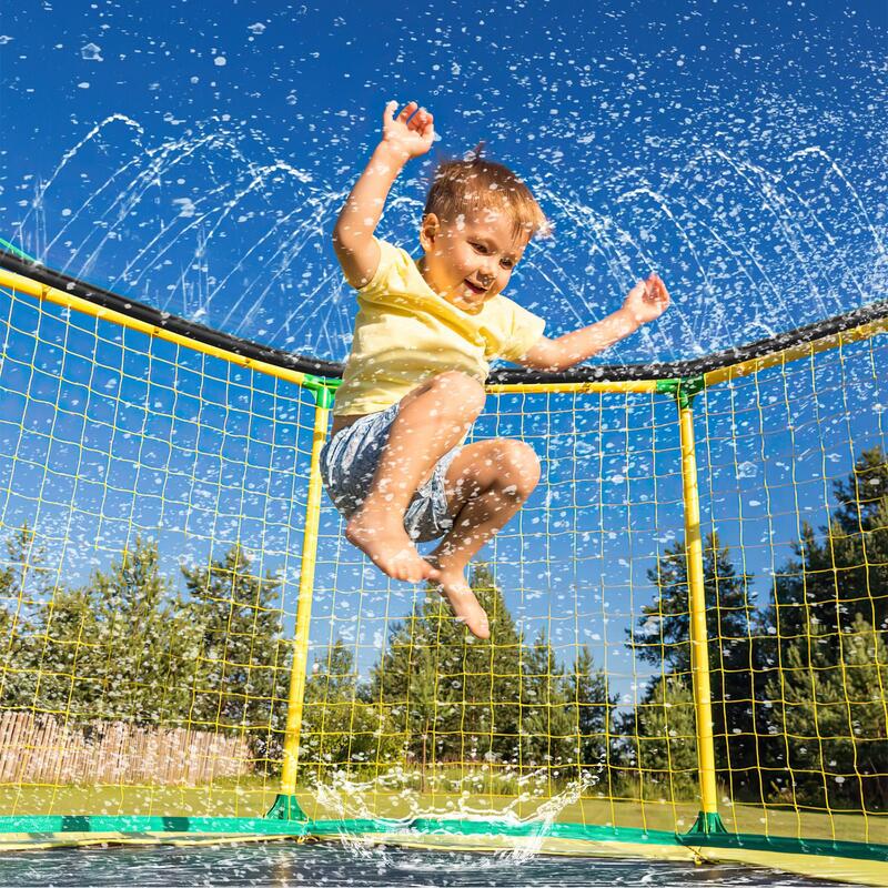 Vinsani Trampoline Sprinkler - Universal Fit, Easy Install, Adjustable Spray