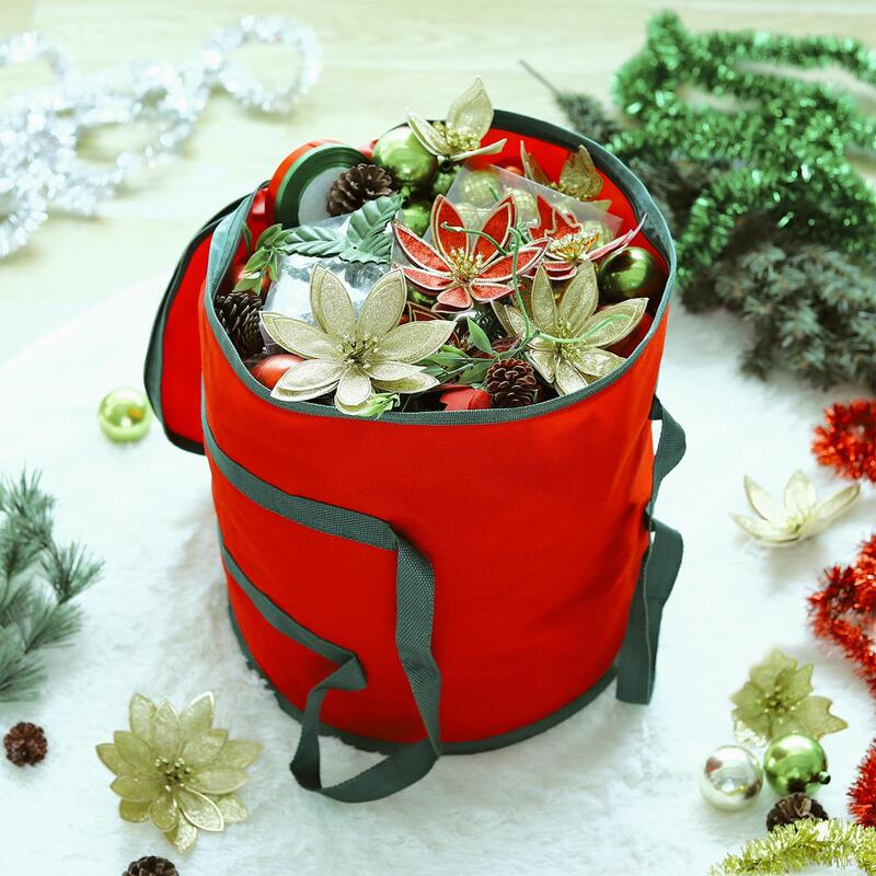 Vinsani Red Christmas Lights Storage Bag