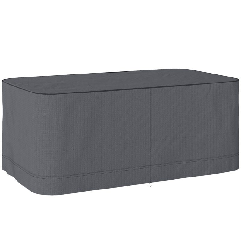 Outsunny 2-3 Seater Sofa Cover - Water-resistant All-weather Garden Furniture Protection - Grey