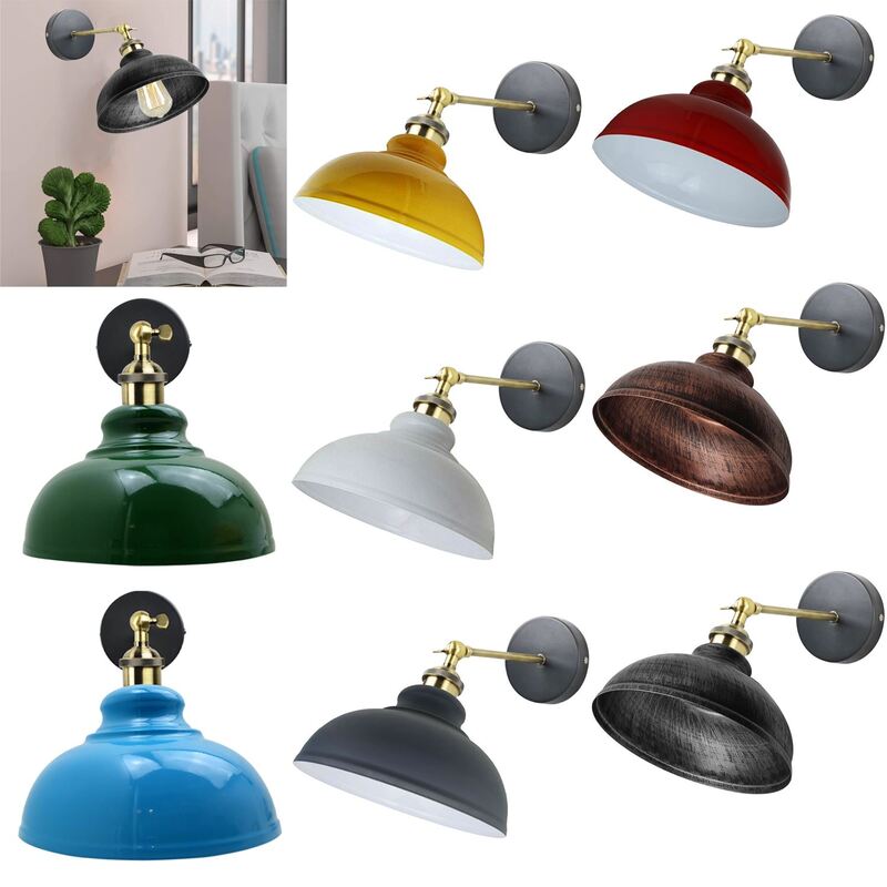 Industrial Metal Wall Lamp - Vintage Retro Loft Style Lighting
