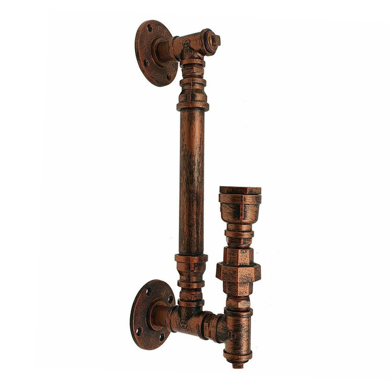 Ledsone Vintage Industrial Metal Water Porch Lamp Wall Sconce - Indoor Lighting