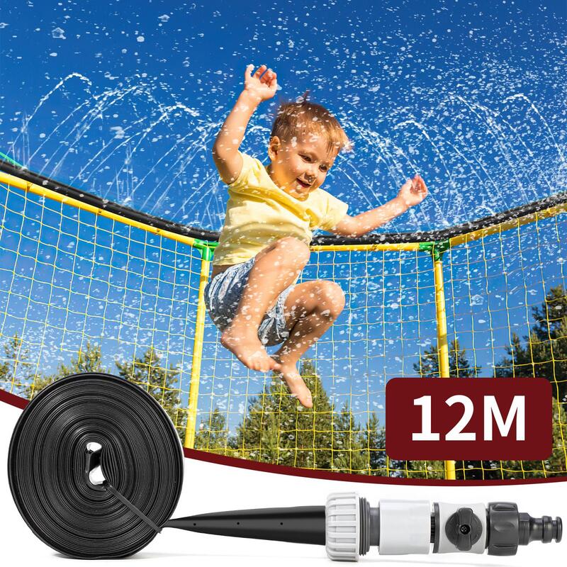 Vinsani 12m (39ft) Trampoline Sprinkler Hose - Outdoor Waterpark Water Sprayer