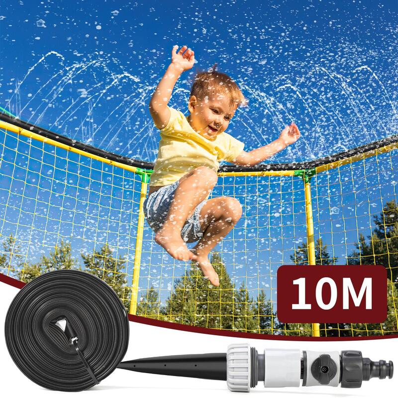 Vinsani 10m Trampoline Sprinkler - Outdoor Waterpark Hose Water Sprayer