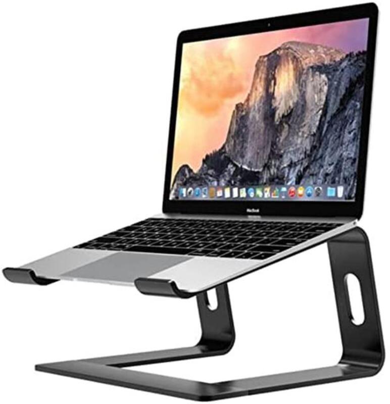 Aluminium Laptop Stand For 10-15.6 Inch Macbooks & Laptops - Black