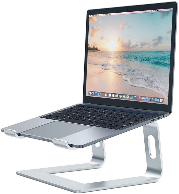 Aspect Aluminium Desktop Laptop Stand For 10-15.6" Laptops - Silver