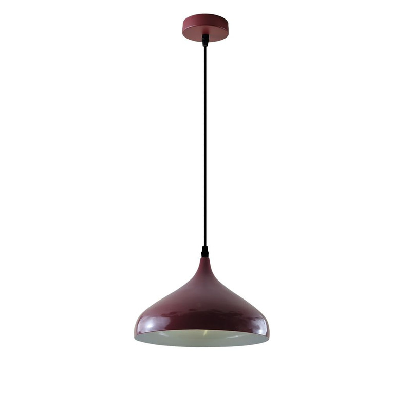 Burgundy Mosque Pendant Ceiling Lamp Lighting, 95cm Adjustable Cable, E27 Bulb, Dimmable, Uk Compliant