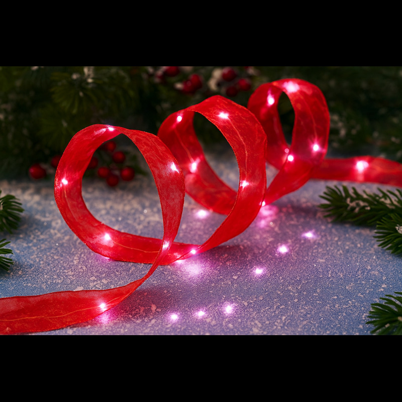 Avilo Led Ribbon Lights Set Of 3 - 20 Warm Leds Per Ribbon