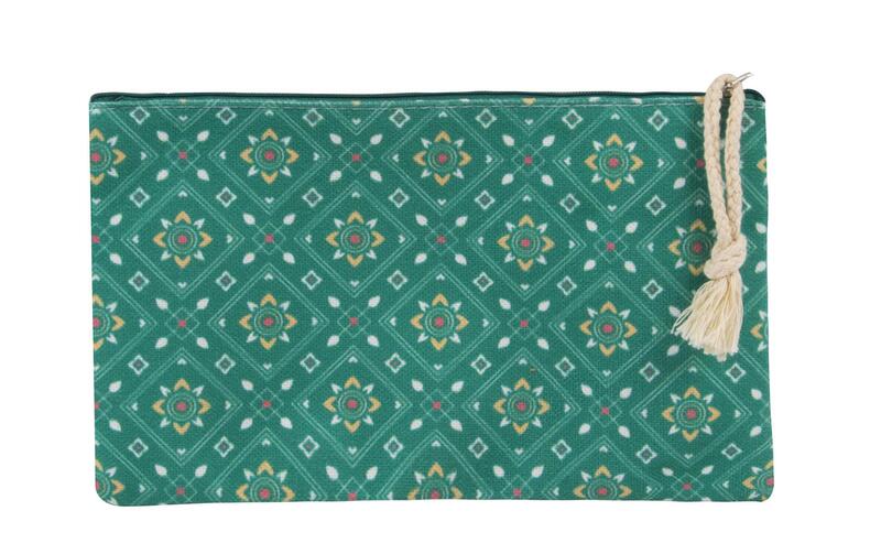 Vinsani Green Makeup Bag - Spacious & Durable