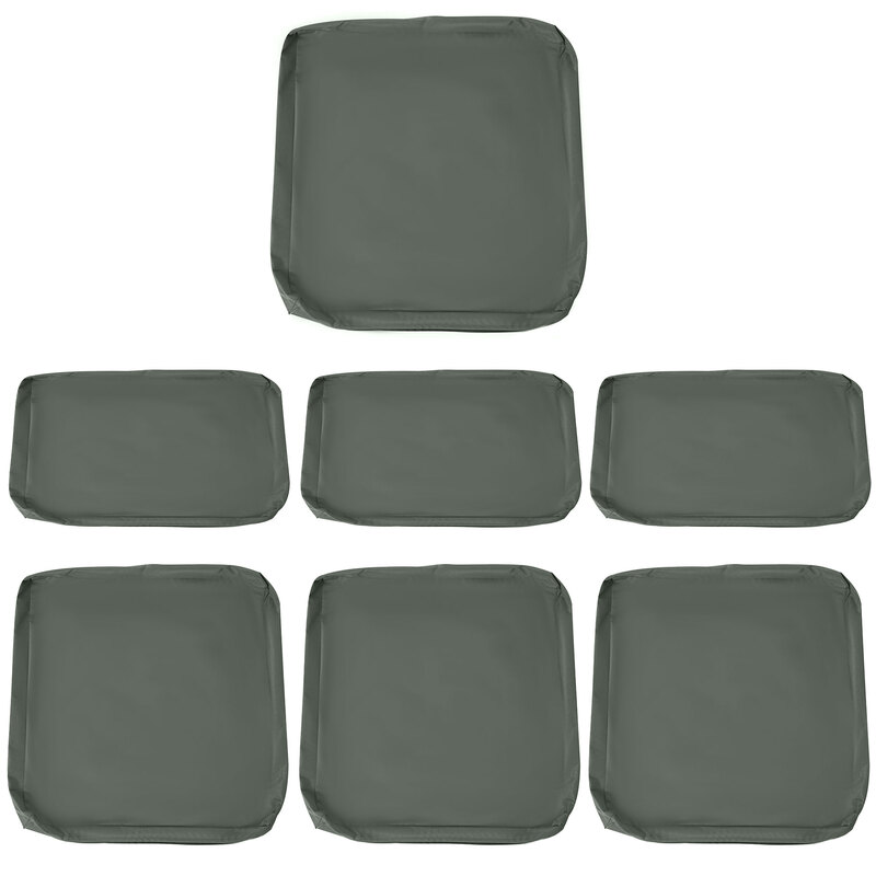 Outsunny Wicker Replacement Cushion Cover For Rattan Garden Sofa Patio Furniture