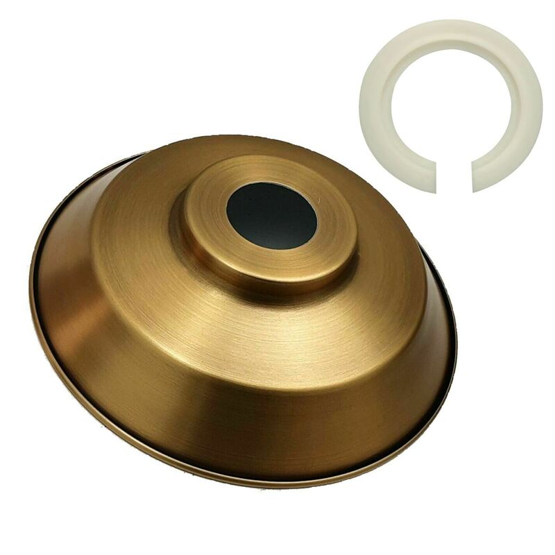 Ledson Metal Retro Pendant Lampshade - Yellow & White