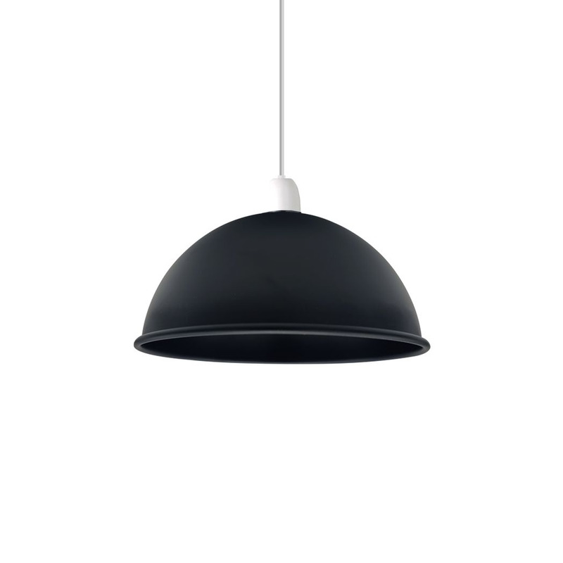 Ledson 40cm Dome Lampshade - Easy Fit, Retro Design, Home Lounge Lighting