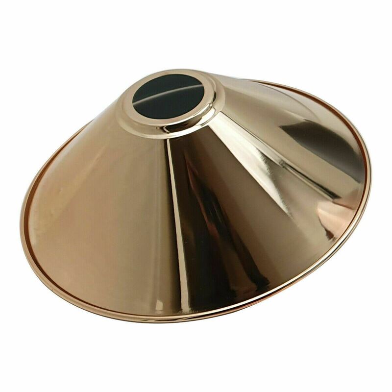 Ledsone Metal Cone Lampshade - 22cm X 10cm - Modern Pendant Light Shade