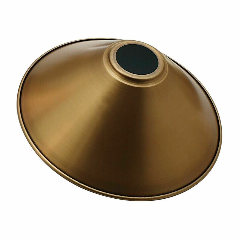 Ledsone Metal Cone Lampshade Pendant Light Fixture - 22cm