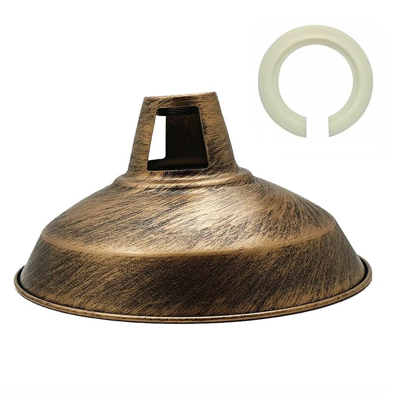 Metal Retro Barn Ceiling Pendant Lampshades - Various Colours