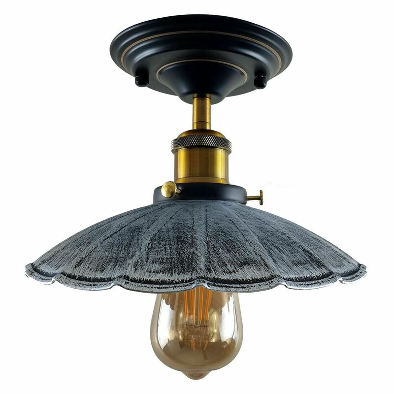 Ledsone Metal Ceiling Light Umbrella Shape Indoor Lighting