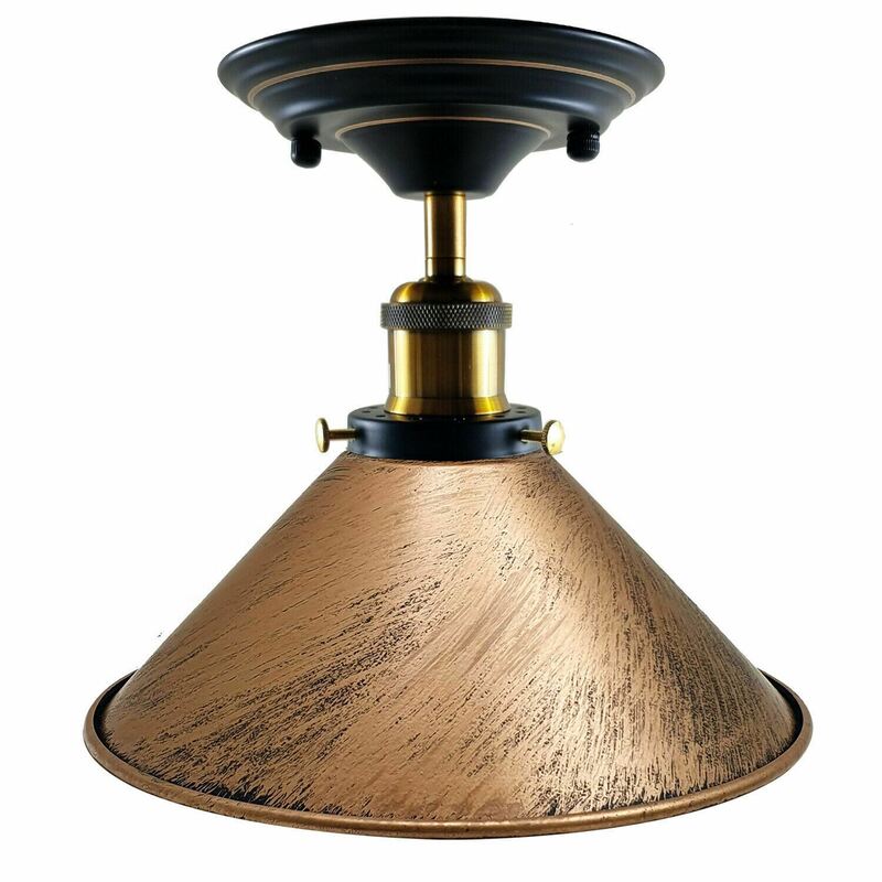 Ledsone Industrial Cone Ceiling Light - Retro Indoor Lighting Fixture