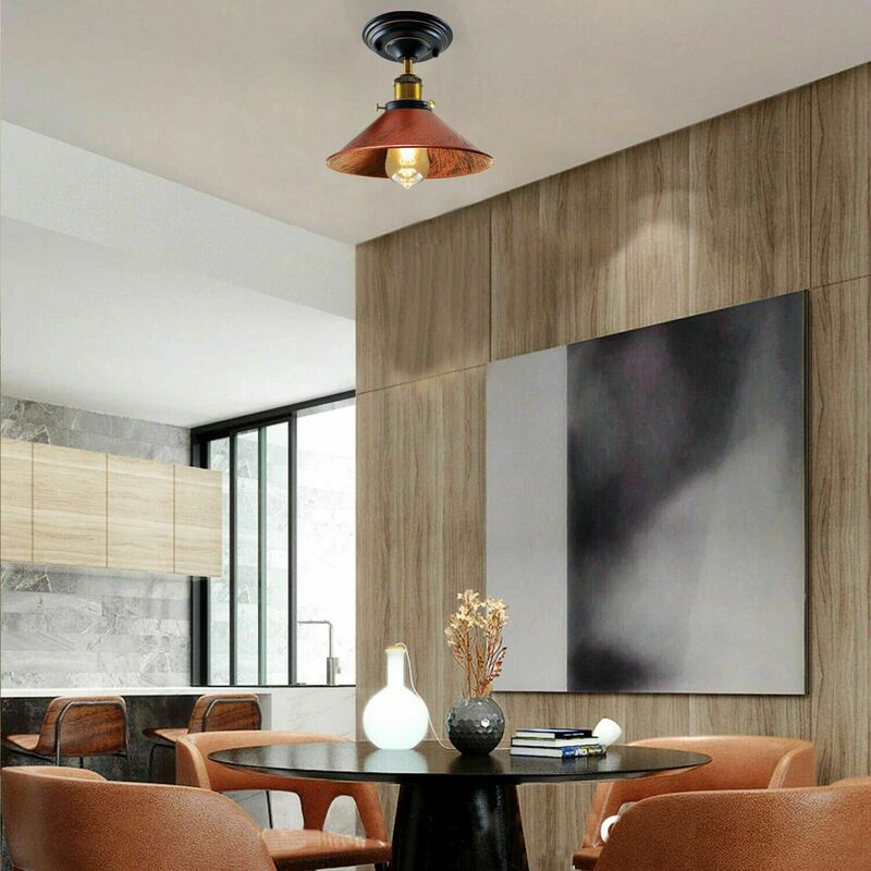 Ledsone Metal Cone Industrial Ceiling Light - Retro Indoor Lighting