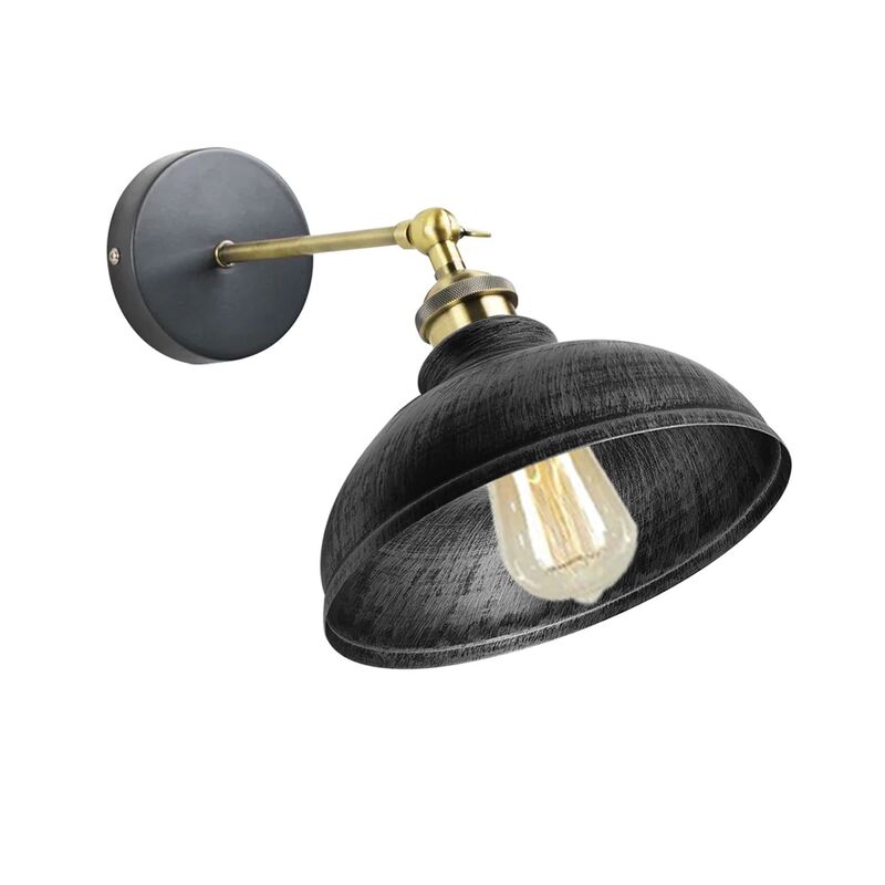 Industrial Metal Wall Lamp Sconce Light - Retro Loft Design, Uk - Ambient Lighting