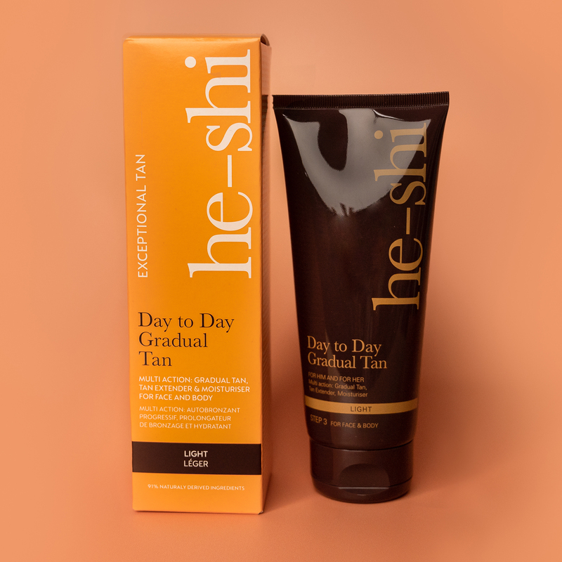 He-shi Day To Day Gradual Tan 200ml - Daily Bronzing Cream For A Natural Sun-kissed Glow