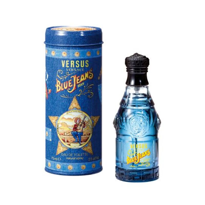 Versace Blue Jeans Eau De Toilette Spray 75ml Woody Aromatic Fragrance