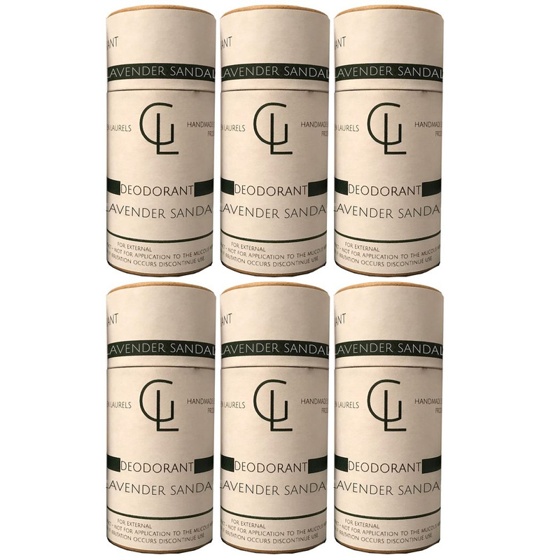 Green Laurels Ylang, Lavender, Sandalwood Gentle Deodorant - 40ml X 6 Tubes