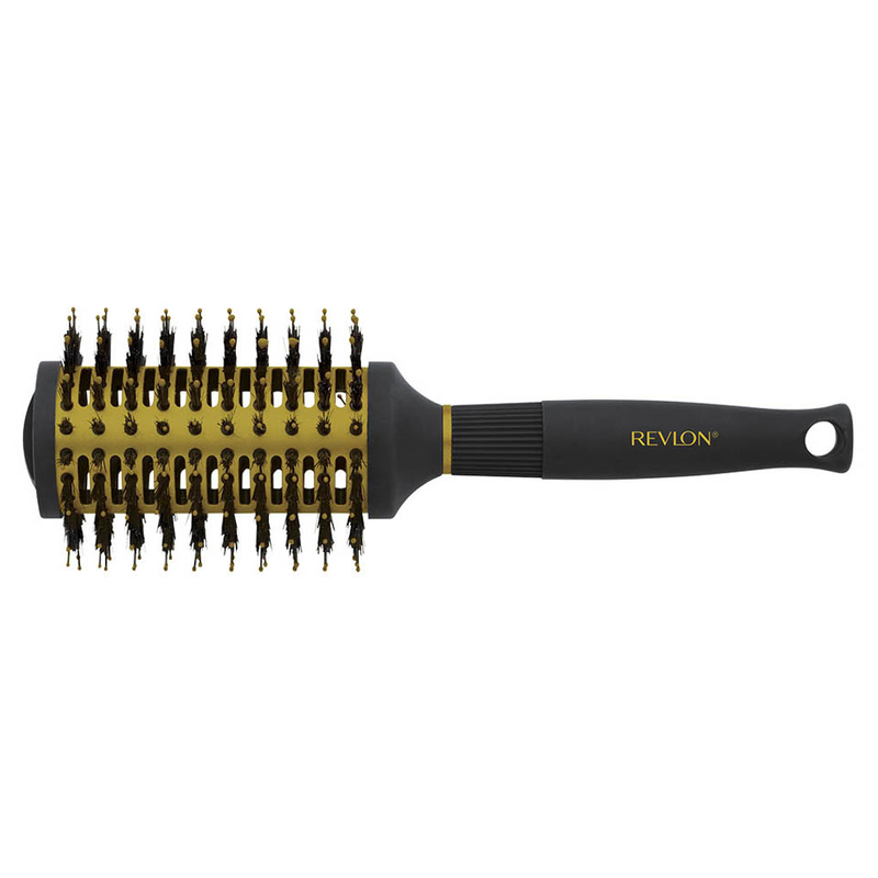 Revlon Ionic Ceramic Smooth Waves Large Round Barrel Blow Dry Brush - Nano Anti Bacterial Technology