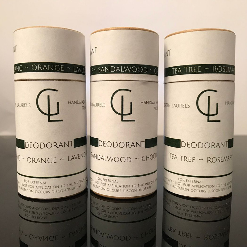 Green Laurels Aluminium-free Natural Deodorant With Geranium & Ylang Scent, 40ml