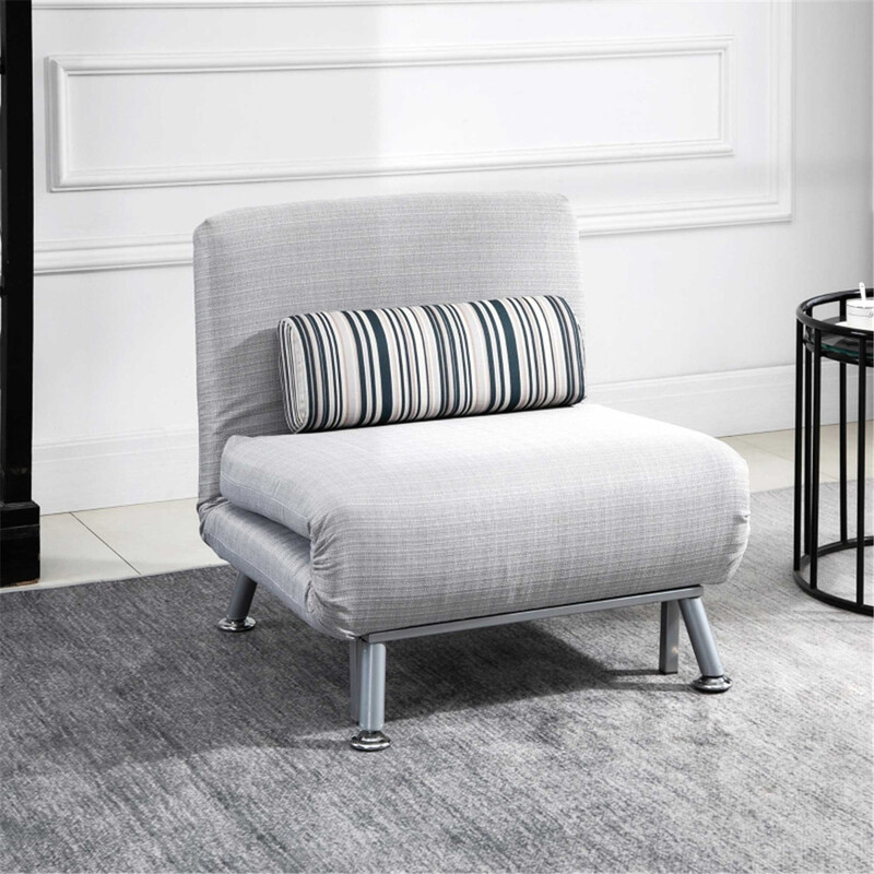 Single Sofa Bed | Armchair To Bed | Space-saving | Grey