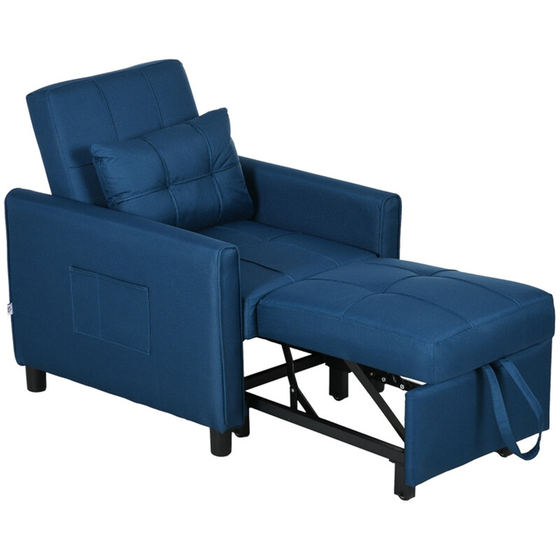 Sofa Chair / Single Sofa Bed - Converts To Bed