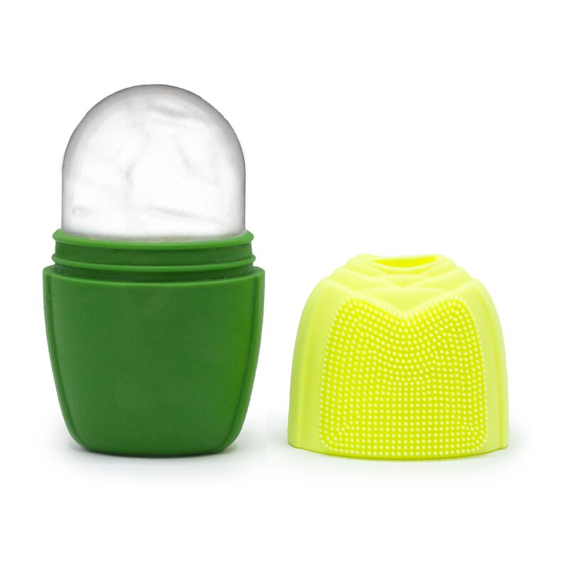 Silicone Ice Face Roller - Green - For De-puffing & Cooling Skin
