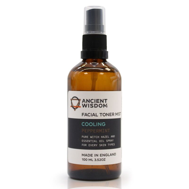 Witch Hazel & Peppermint Toner Mist 100ml - Calming, Soothing, Vegan