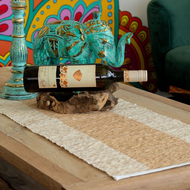 Vetiver Roots Table Runner - Natural - 180 X 36 Cm