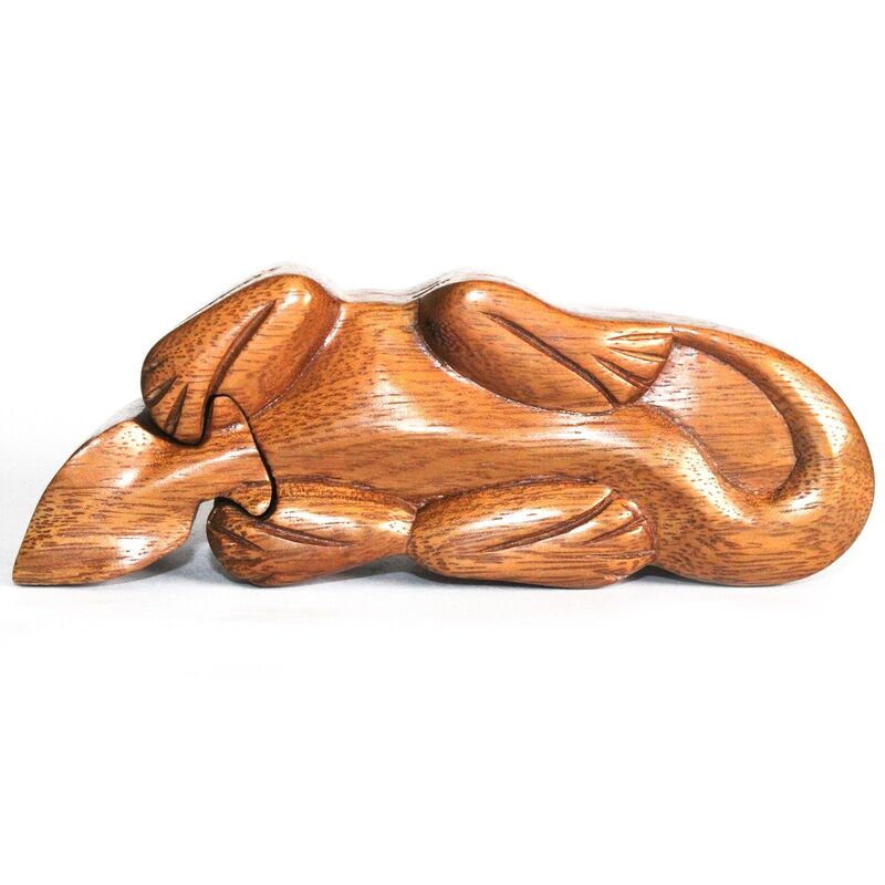 Sheesham Wood Puzzle Box - Balinese Craftsmanship, Secret Compartment