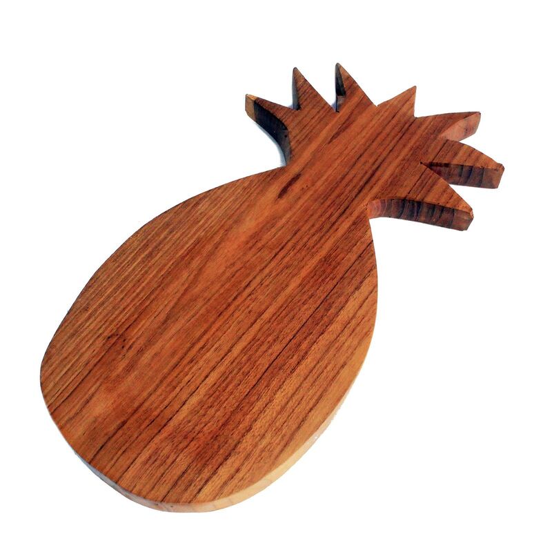 Hand-carved Teak Wood Pineapple Chopping Board