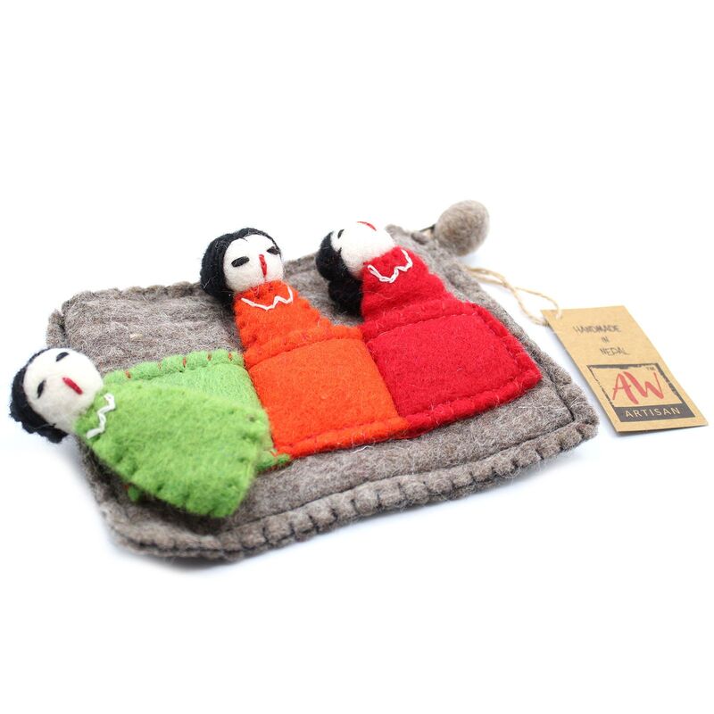 Finger Puppet Pouch Set - Adorable Friends For Imaginative Play